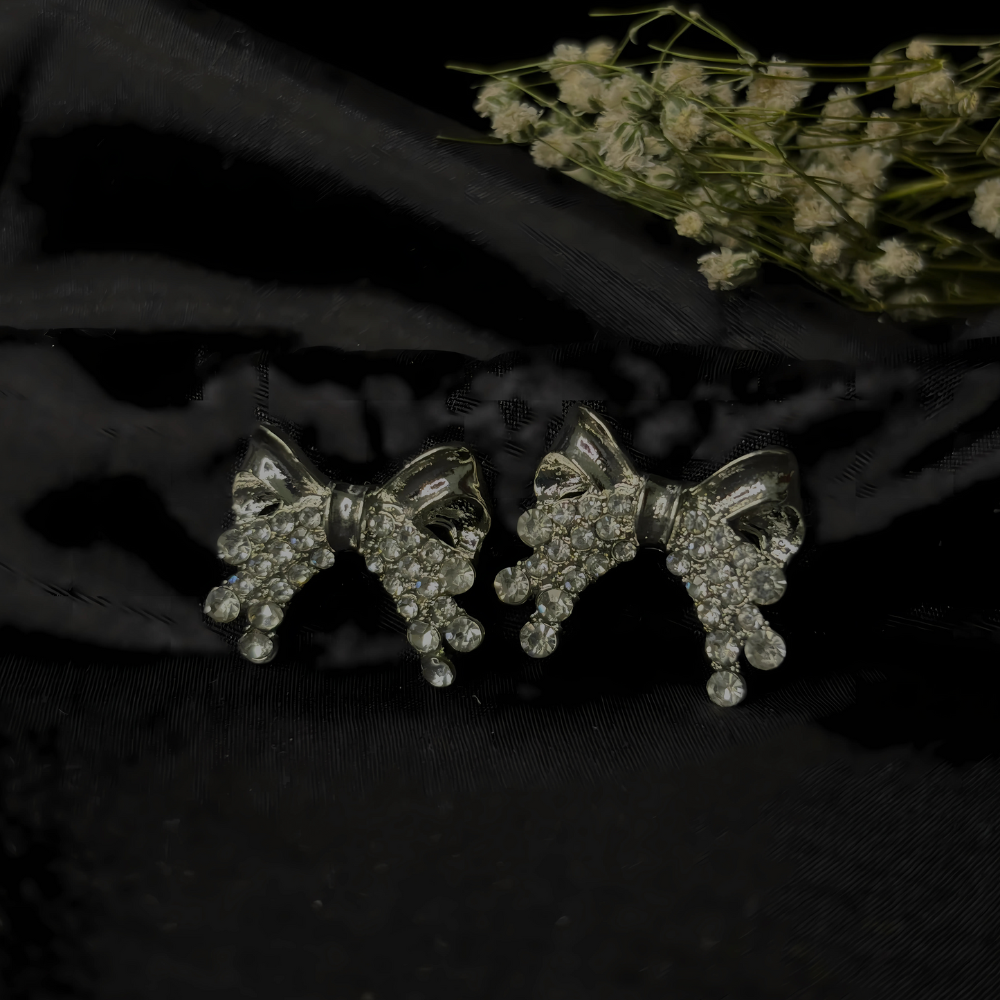 Metal Bow Earrings