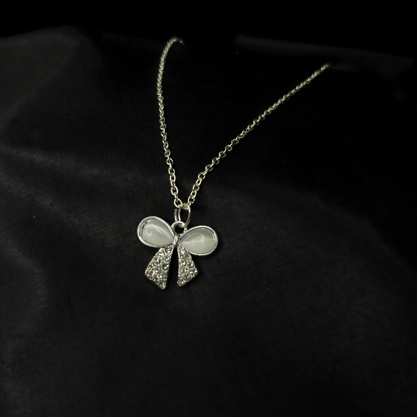 Bow Charm Necklace