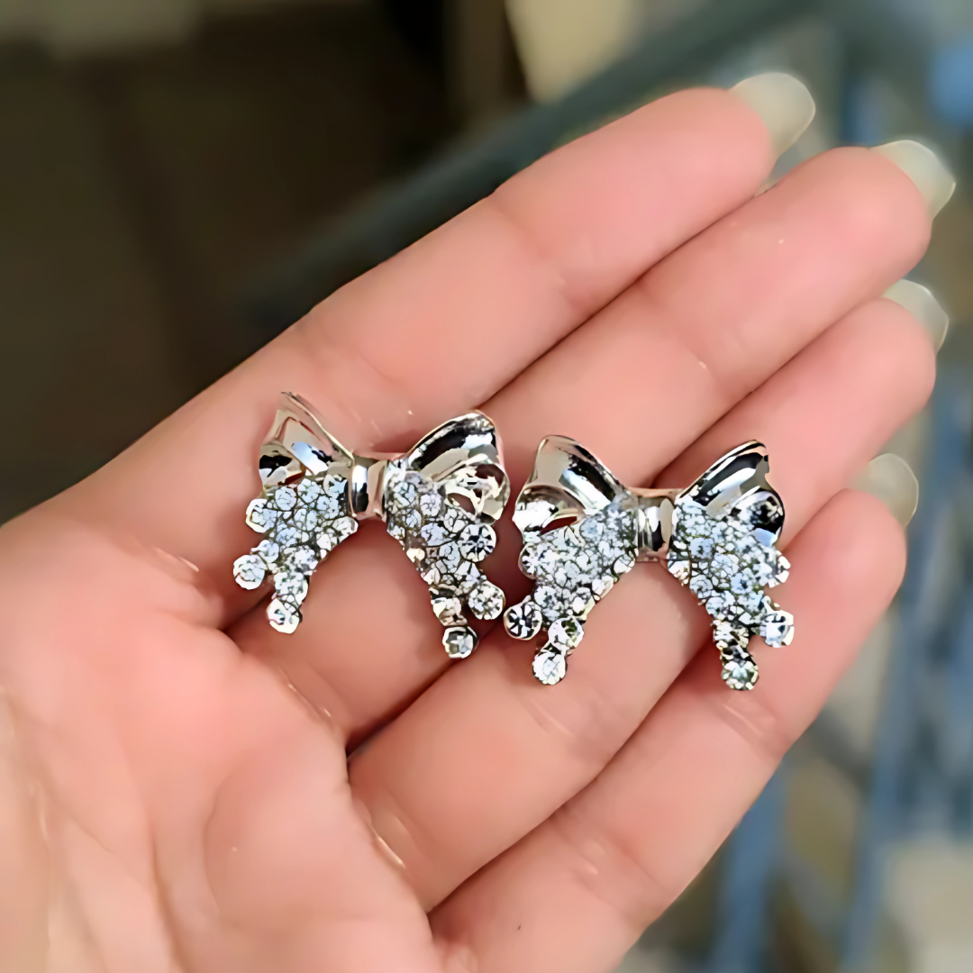 Metal Bow Earrings