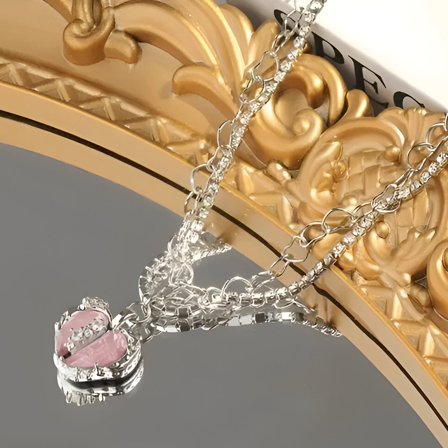 Y2K Divided Heart Necklace