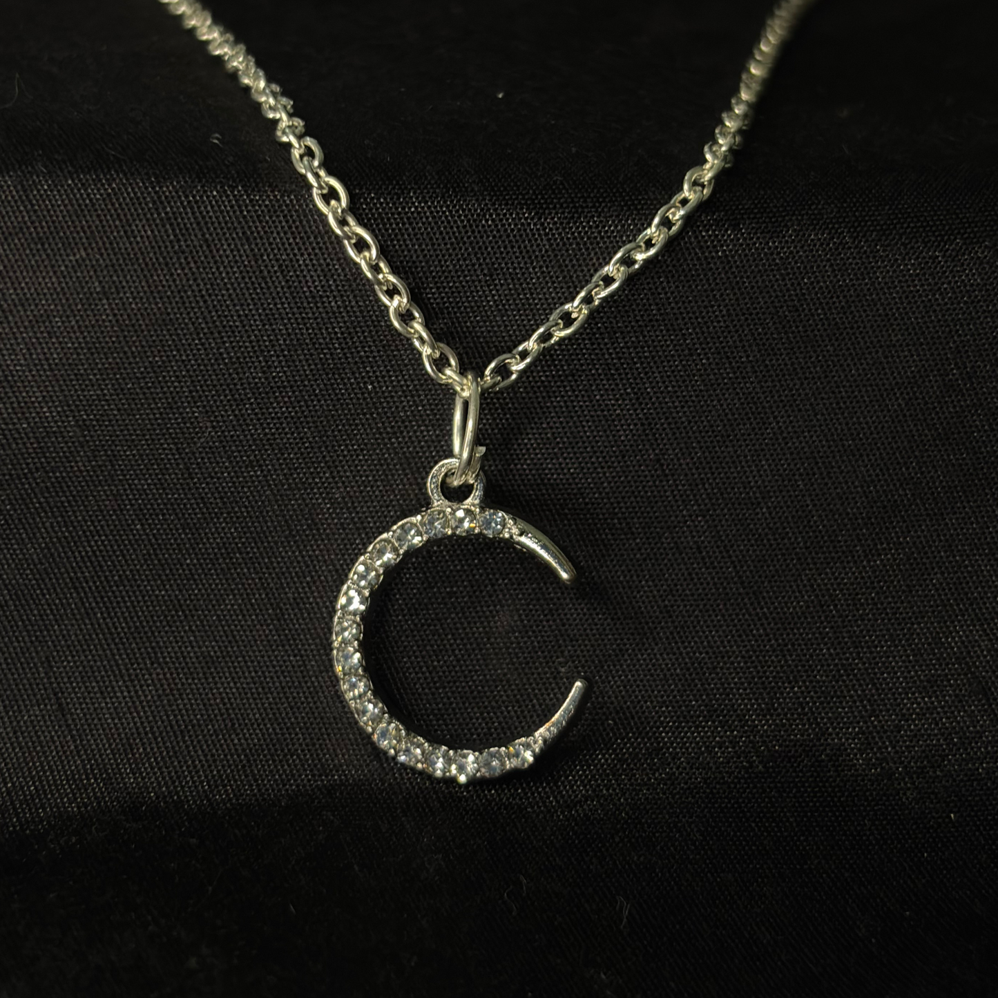 Half Moon Charm Necklace