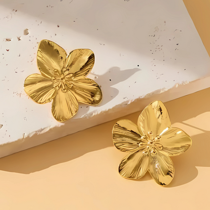 Vintage Bloom Set – Cuff, Earrings & Ring