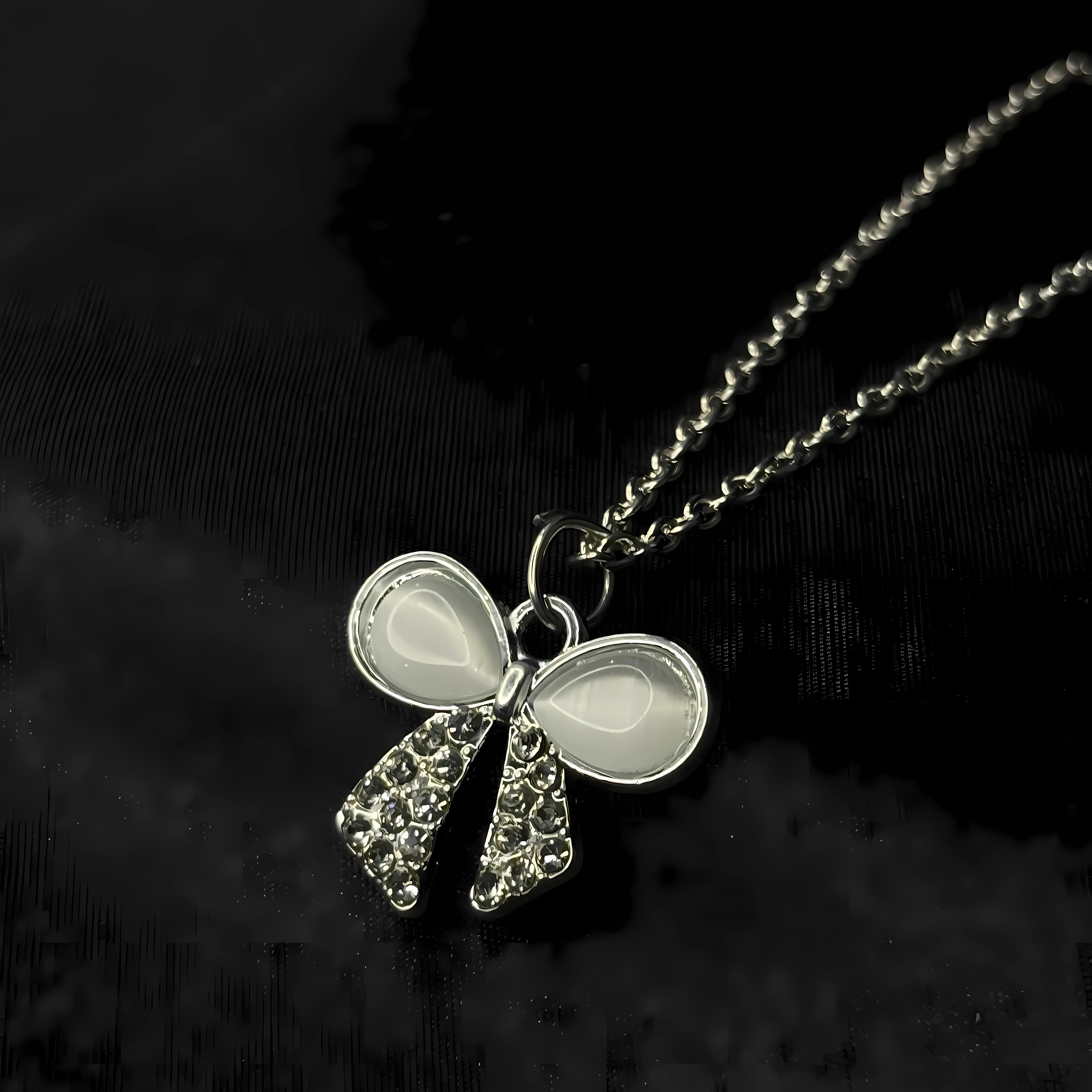 Bow Charm Necklace