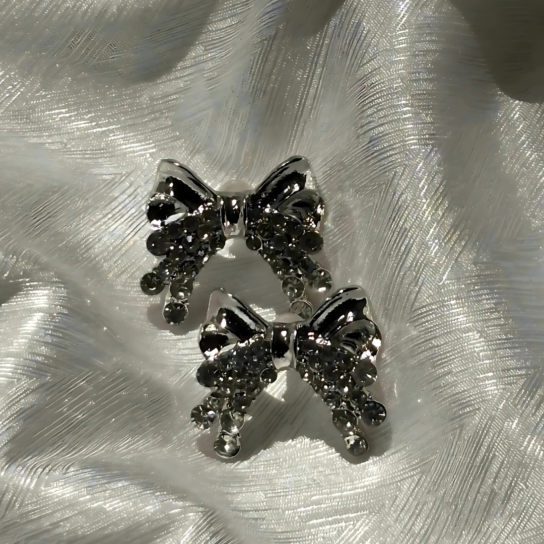 Metal Bow Earrings