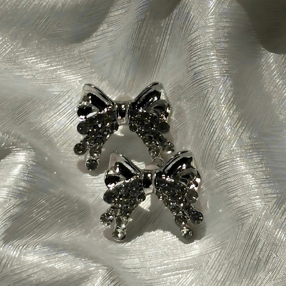 Metal Bow Earrings
