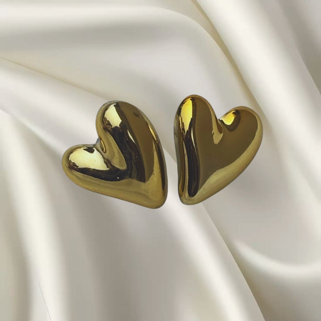 Chunky Heart Earrings
