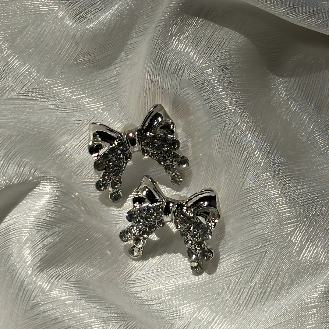 Metal Bow Earrings