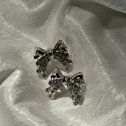 Metal Bow Earrings