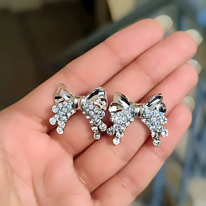 Metal Bow Earrings