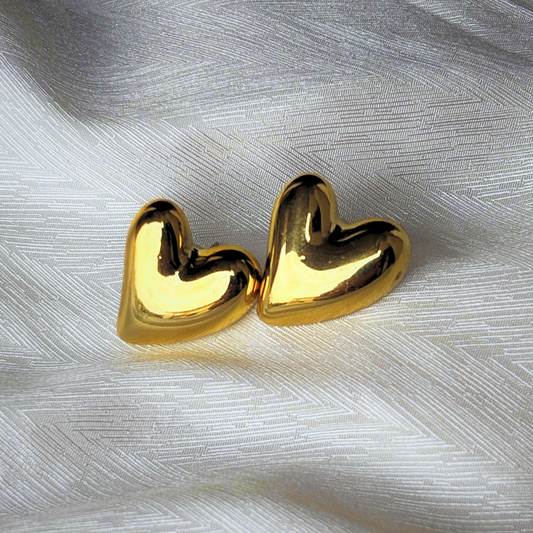 Chunky Heart Earrings
