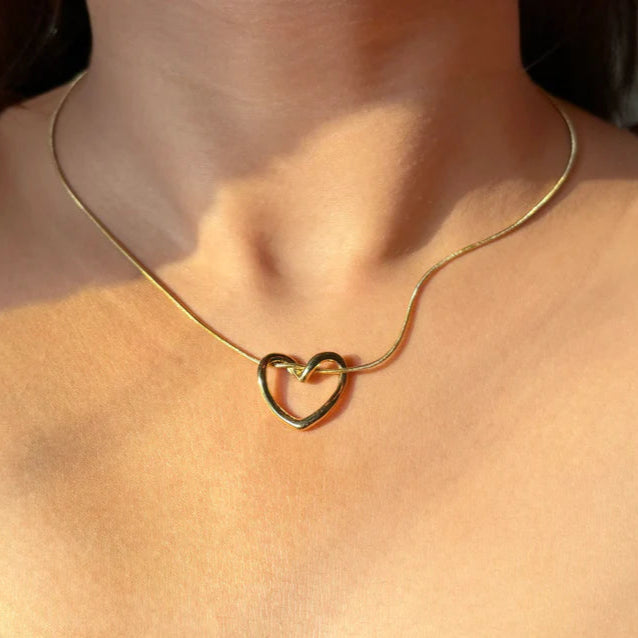 Heart Link Necklace