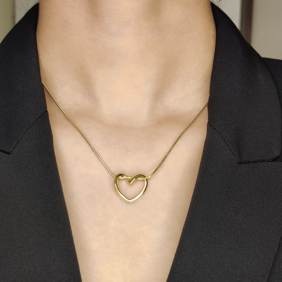 Heart Link Necklace