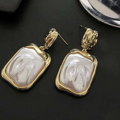 Molten Pearl Earring